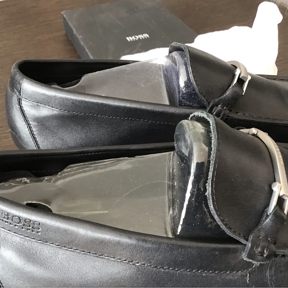 HUGO BOSS MEN’S “DOSTER” SHOE - New w/box - black - S 11 - Picture 4 of 7